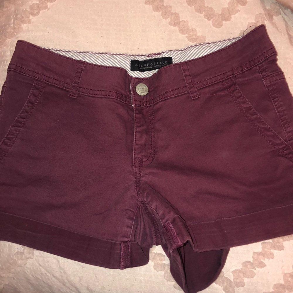 Maroon Aeropostale Shorts